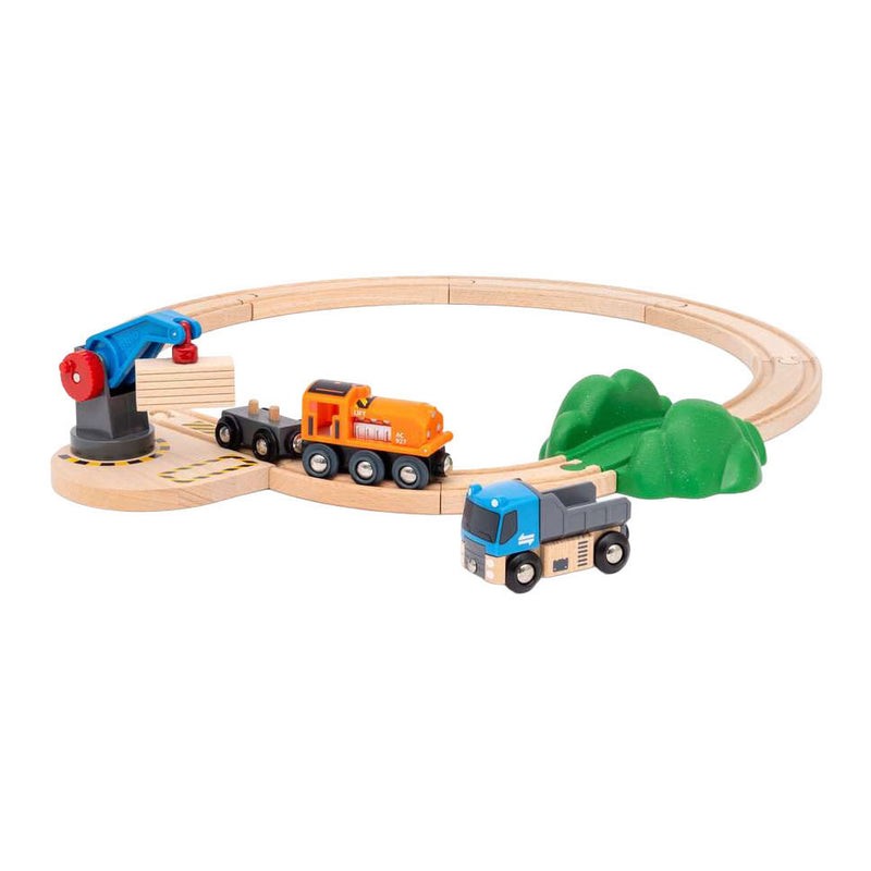 Afbeelding laden in galerijviewer, Ravensburger brio treinset hijs en laad startset - 14dlg.
