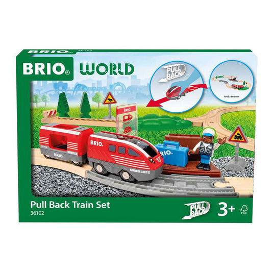 Ravensburger brio pullback trein set - 28dlg.