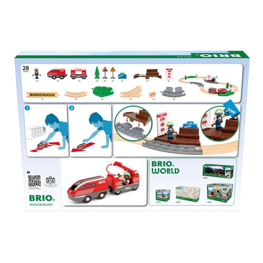 Ravensburger brio pullback trein set - 28dlg.