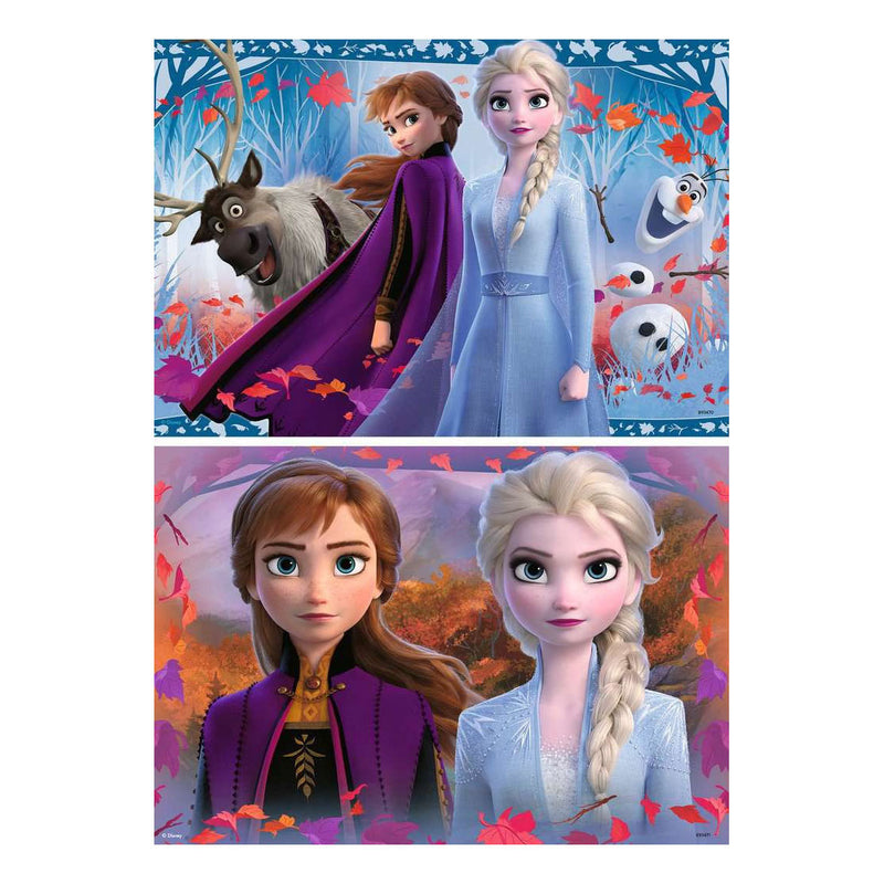 Chargez l'image dans la visionneuse de la galerie, Ravensburger puzzel frozen 2 de reis naar het onbekende 2x12 stukjes
