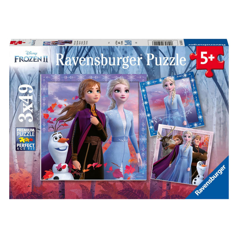 ギャラリービューアに画像をロードする, Ravensburger legpuzzel frozen 2 de reis begint - 3x49st.
