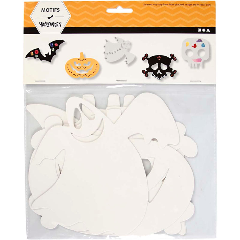 Load image into Gallery viewer, Https: www.cchobby.nl halloween-figuren-afm-25x17-cm-230-gr-wit-16-stuk-1-doos
