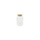 Voorraadpot lines glas bamboe h20,5cm