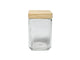 Kitchen tools voorraadpot glas 11x11xh18,5cm 1,7l