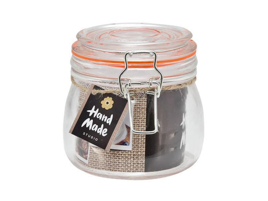 Kitchen tools weckpot 500ml 10,5x10,5cm siliconen ring