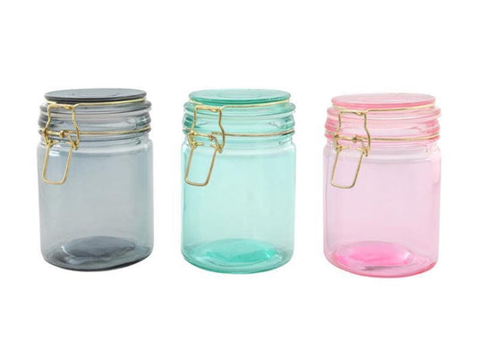 Kitchen tools voorraadpot glas 750ml ø10x15cm