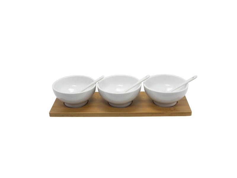 Load image into Gallery viewer, Food for fun aperitief set 7-delig met houten plank

