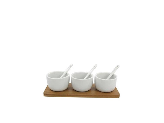 Food for fun sauzenset 7-delig met houten plank