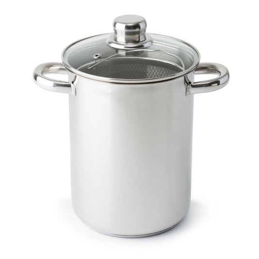 Kitchen tools imperial kitchen asperge-pastapan 19x14 cm rvs