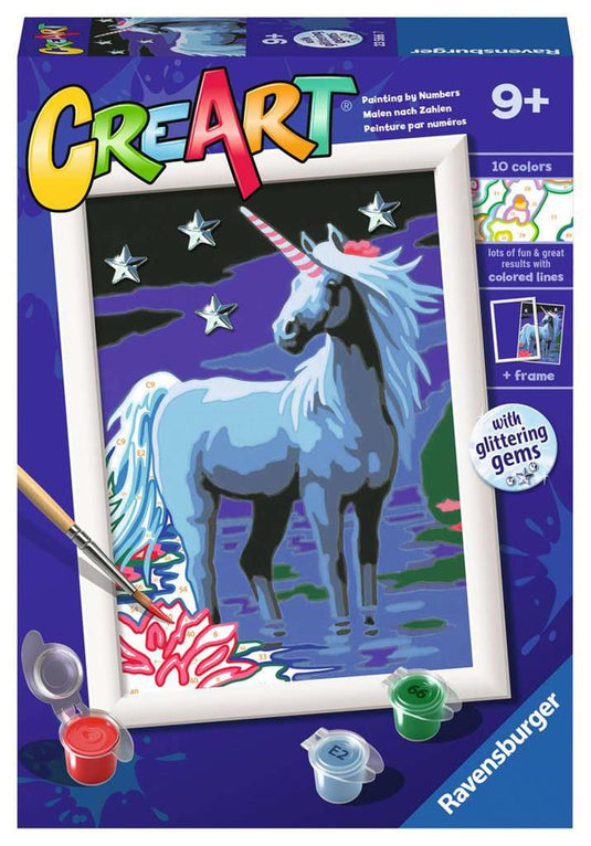 Ravensburger creart schilderen op nummer - magische eenhoorn