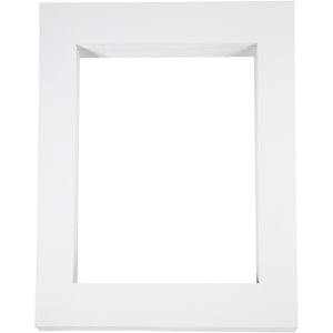 Passepartout lijsten, a3, afm 40x50 cm, 500 gr, wit, 100 stuk 1 doos