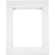 Passepartout lijsten, a3, afm 40x50 cm, 500 gr, wit, 100 stuk 1 doos