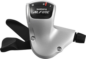 Shimano alfine sl-s7000 schakel unit rapidfire rechts 8 speed zilver