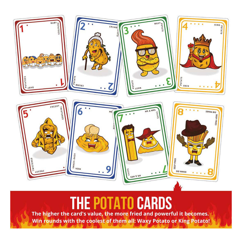 Load image into Gallery viewer, Fried potatoes card game burned edition (engelstalig)
