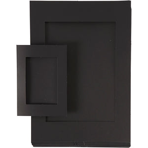 Https: www.cchobby.nl passepartout-lijsten-afm-a4-a6-180-gr-zwart-2x60-stuk-1-doos
