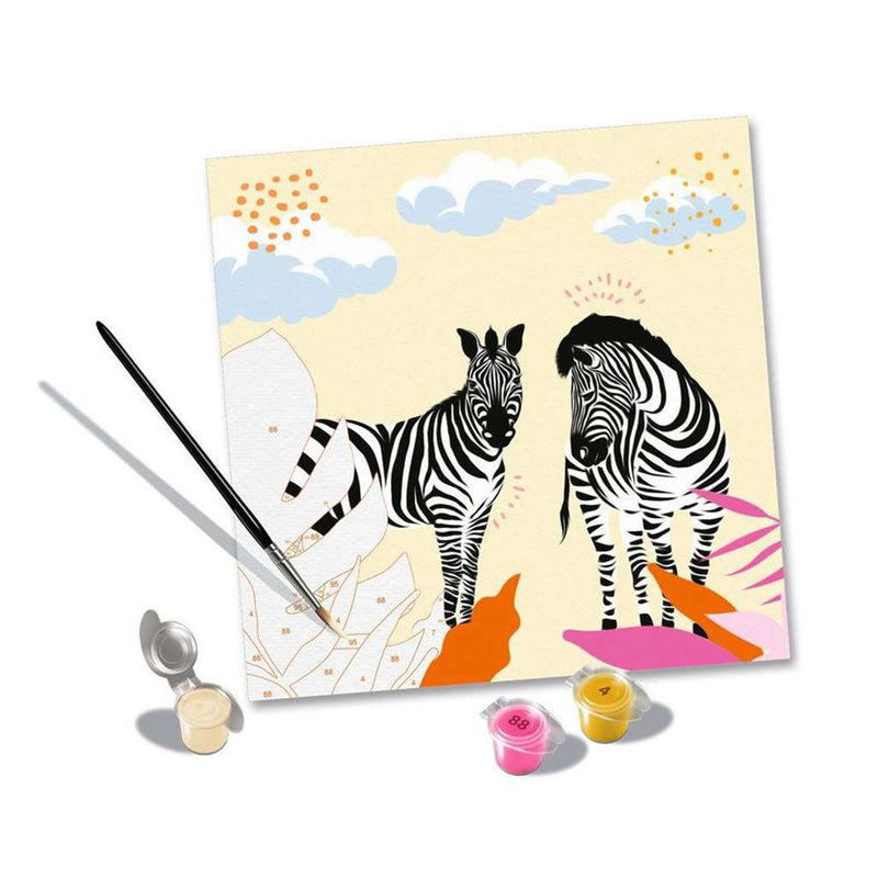 Load image into Gallery viewer, Ravensburger schilderen op nummer - zebra
