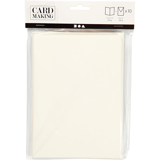 Https: www.cchobby.nl kaarten-en-enveloppen-afmeting-kaart-12-5x17-5-cm-afmeting-envelop-14x19-cm-off-white-10-set-1-doos