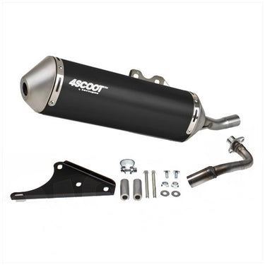 Tecnigas uitlaat 4scoot black | piaggio vespa 4t 2v