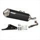 Tecnigas uitlaat 4scoot black | piaggio vespa 4t 2v