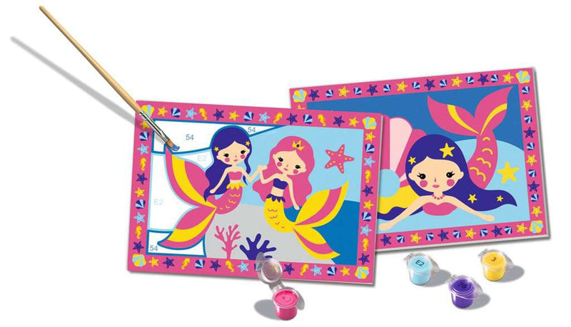Afbeelding laden in galerijviewer, Ravensburger creart mermaid magic - schilderen op nummer voor kinderen
