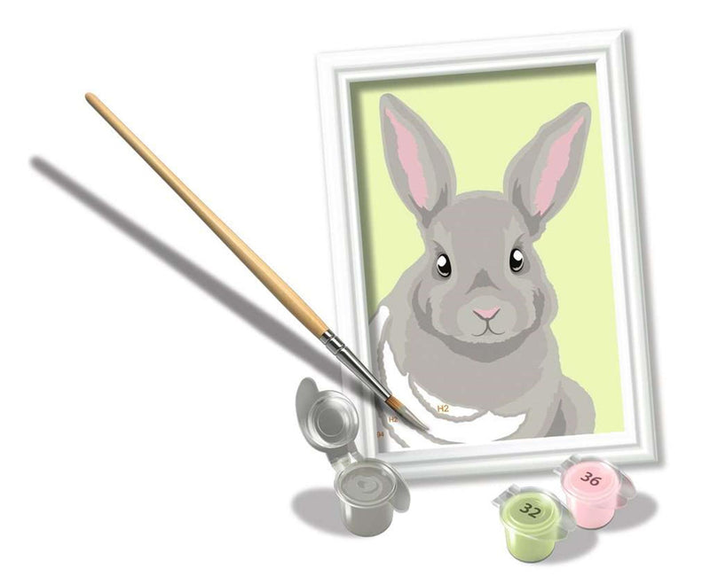 Load image into Gallery viewer, Ravensburger creart schilderen op nummer - grijze konijn
