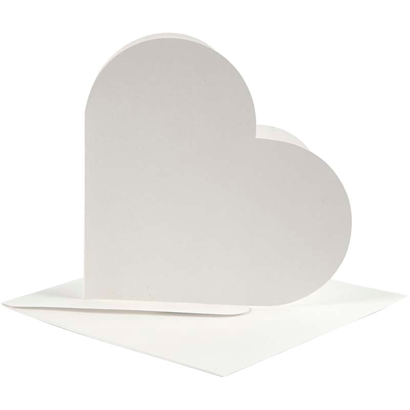 Load image into Gallery viewer, Https: www.cchobby.nl hartvormige-kaarten-afmeting-kaart-12-5x12-5-cm-afmeting-envelop-13-5x13-5-cm-off-white-10-set-1-doos
