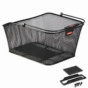 Rixen kaul klickfix city basket 2 with handle for gta - black