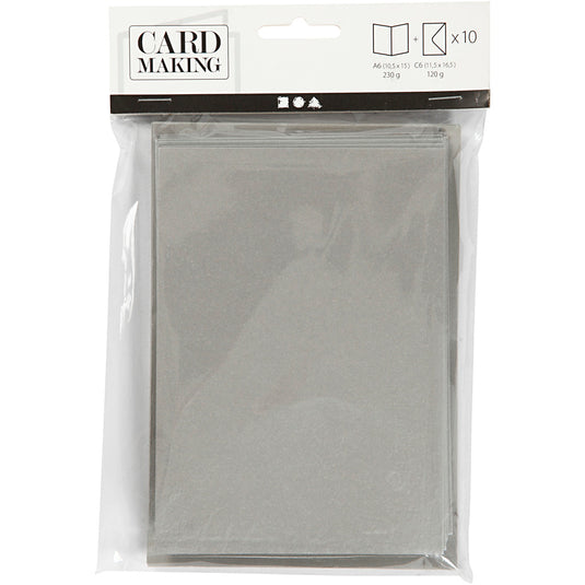 Https: www.cchobby.nl parelmoer-kaarten-en-enveloppen-afmeting-kaart-10-5x15-cm-afmeting-envelop-11-5x16-5-cm-zilver-10-set-1-doos