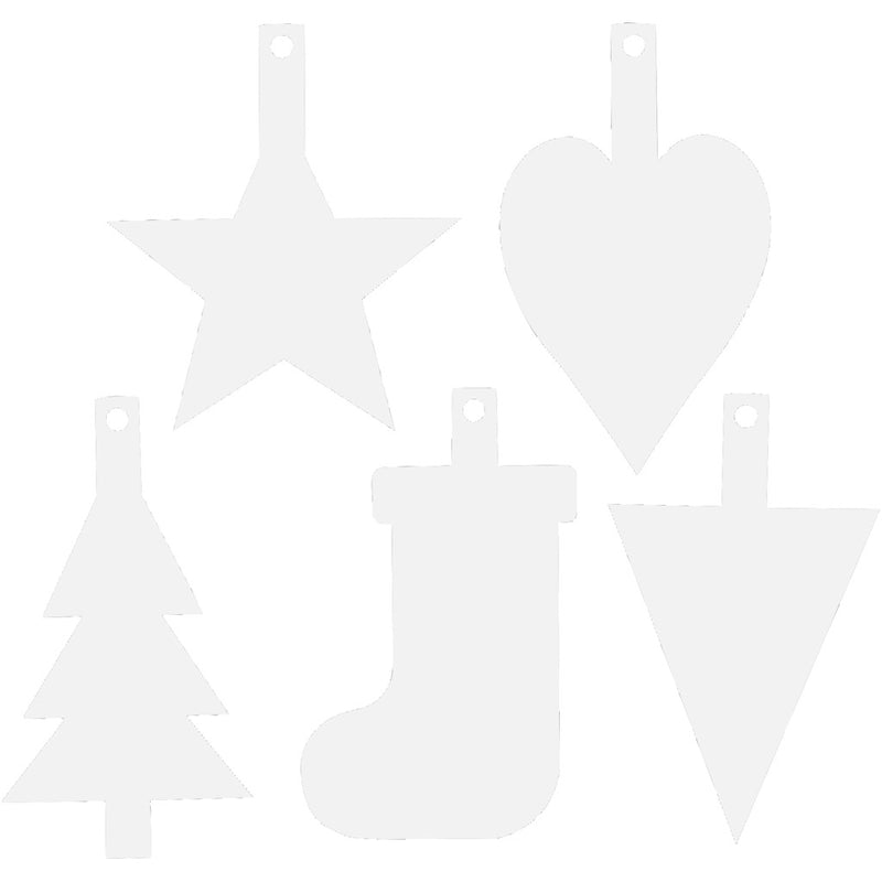 Load image into Gallery viewer, Https: www.cchobby.nl kerst-ornamenten-h-23-5-26-5-cm-b-15-5-20-5-cm-wit-100-stuk-1-doos
