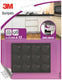 3m 1052405 - schockdempende meubelbuffer - zwart - 1m - 12 blister | 1 stuks