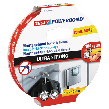 Tesa 1039440 - pwrbond mont.tape 5:19mm | 10 stuks