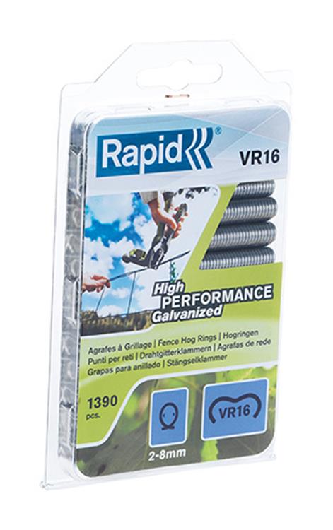 Afbeelding laden in galerijviewer, Rapid 1011743 - hogringen (1390) vr 16 galva c | 5 stuks
