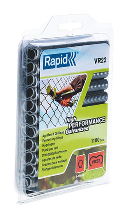 Afbeelding laden in galerijviewer, Rapid hogringen - gegalvaniseerd - 5-11 mm - dikte 2 mm - 1100 stuks
