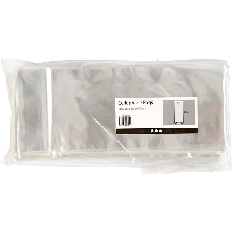 Load image into Gallery viewer, Https: www.cchobby.nl cellofaan-zak-h-22-5-cm-afm-9x6-5-cm-200-stuk-1-doos
