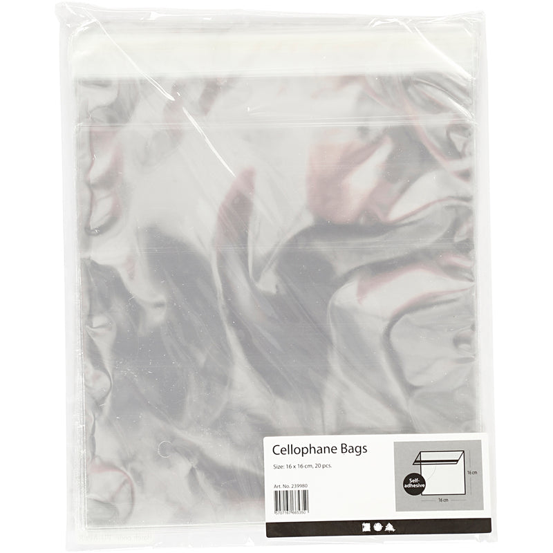 Load image into Gallery viewer, Https: www.cchobby.nl cellofaan-zakjes-h-16-cm-b-16-cm-dikte-25-my-20-stuk-1-doos
