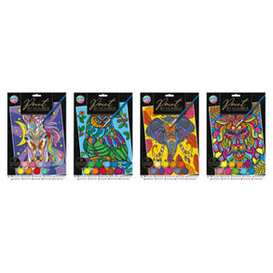 Schilderen op nummer a4 4 assorti | 3 stuks
