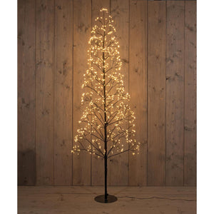 Anna's collection verlichte kerstboom 960led classic warm h180cm met flits functie, dimmer en timer ip44