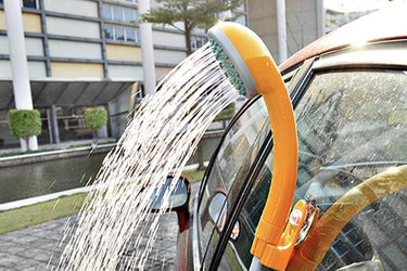 Mobiele handdouche met accu