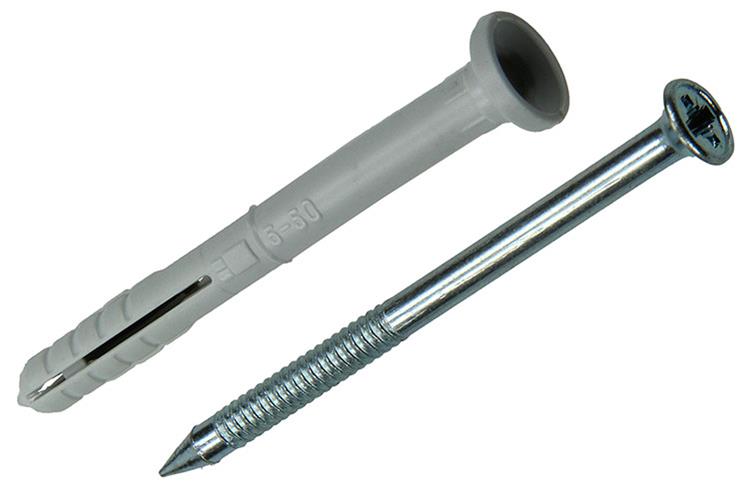 Afbeelding laden in galerijviewer, Celo 1015390 - 20 nylon nagelpluggen np 502759 5x50mm | 5 stuks
