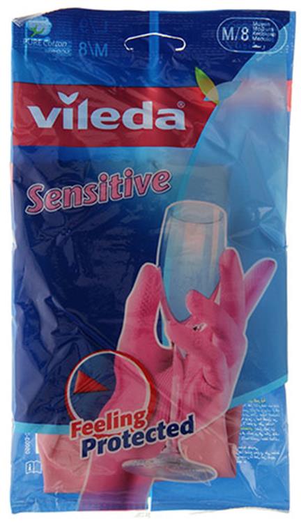 Vileda 1046502 - handschoenen sensitive m | 12 stuks