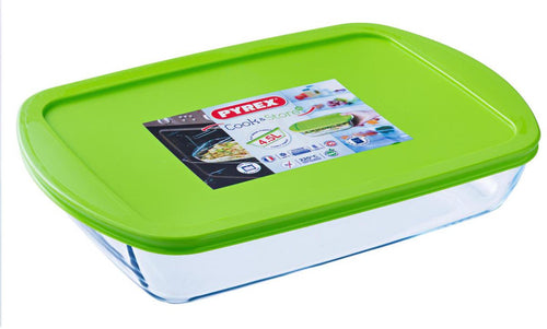 Pyrex bewaarschaal 2.5l 20x20x8cm