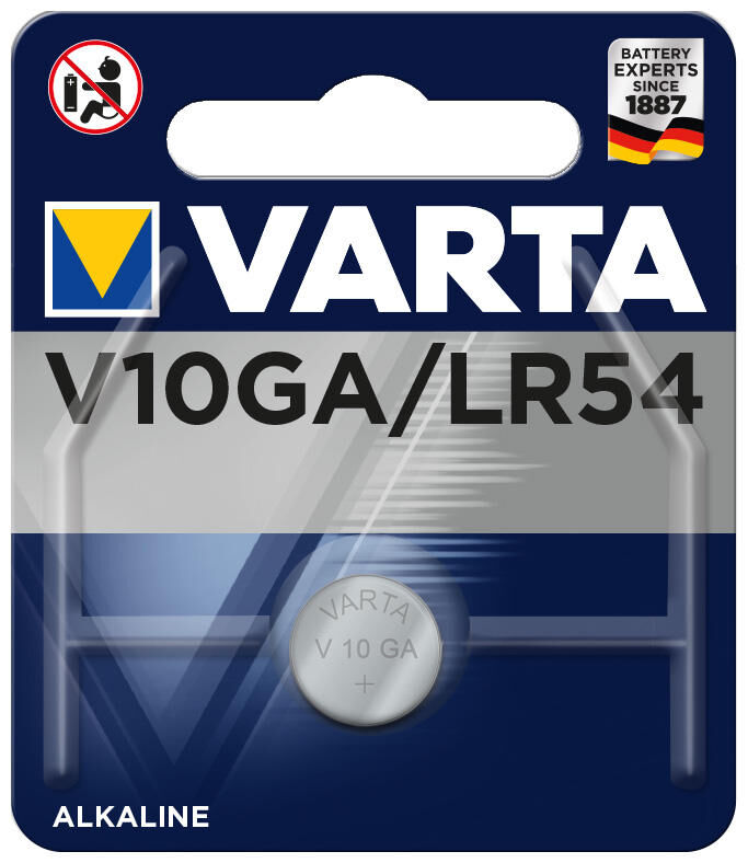Load image into Gallery viewer, Varta minicell lr54 alkaline v10ga (u)
