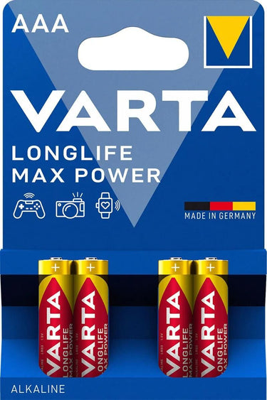 Varta accu longlife max power micro maxpower longlife 4er-sb aaa