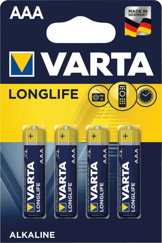 Varta batterie longlife longlife micro 4-pack blister aaa