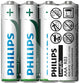 Philips batterij longlife tr-battery r03 4pcs. longlife micro