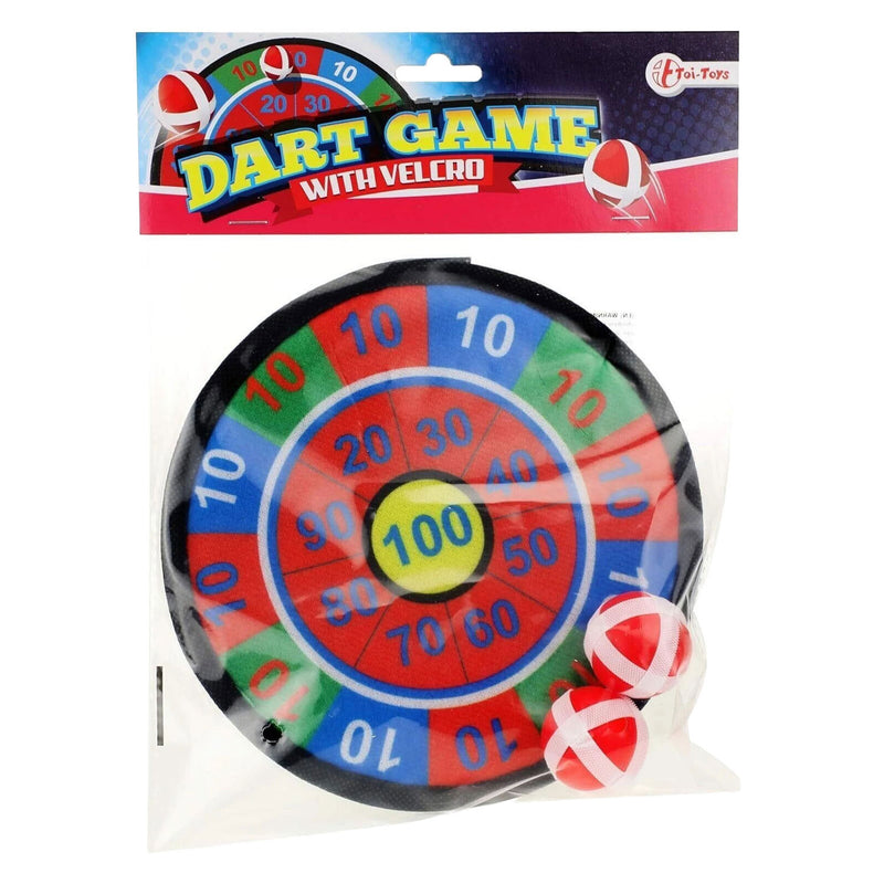 Chargez l'image dans la visionneuse de la galerie, Toi-toys toi toys fun mini dartbord klitenband 18cm incl 2 ballen
