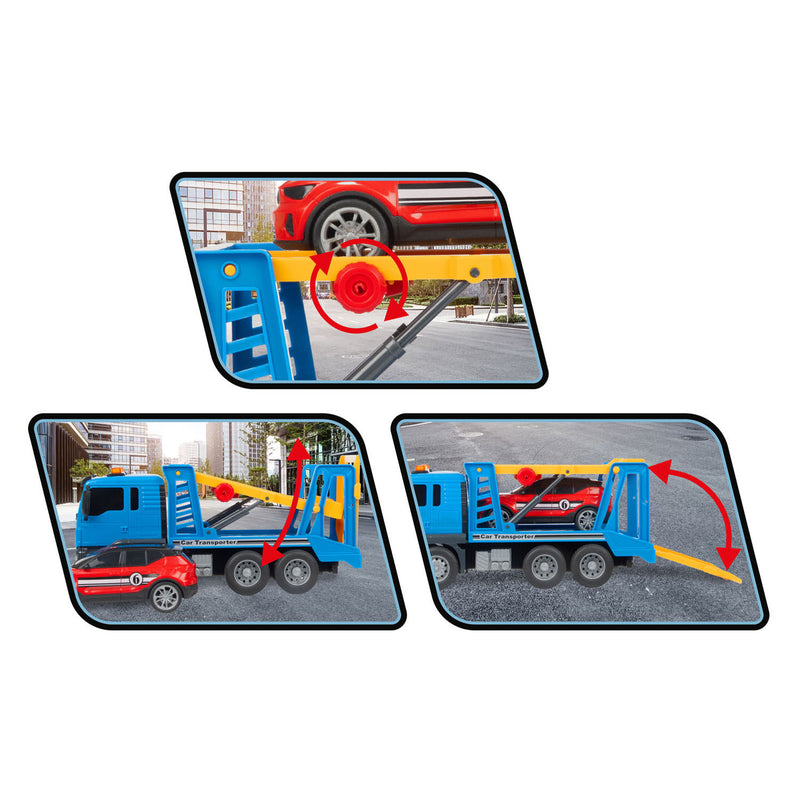 Laden Sie das Bild in Galerie -Viewer, Toi-toys vehicool autotransportwagen - 26cm
