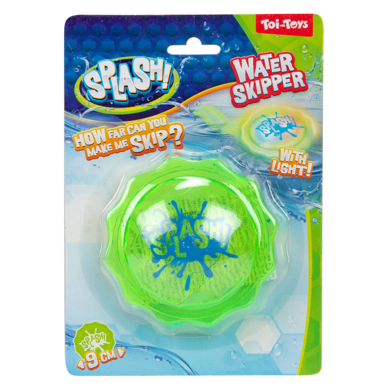 Chargez l'image dans la visionneuse de la galerie, Toi-toys splash disc water skipper met licht 9cm 3 assorti
