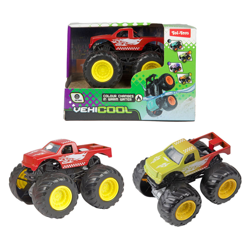 Laden Sie das Bild in Galerie -Viewer, Vehicool kleurveranderende monster truck - 8,5cm
