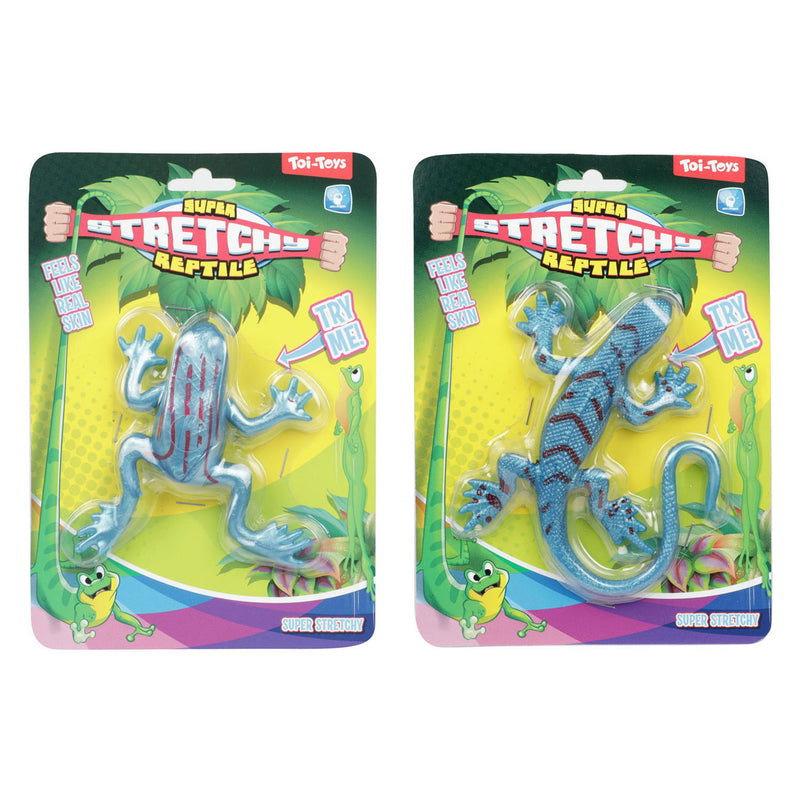 Load image into Gallery viewer, Toi-Toys Rekbare Kikker Hagedis
